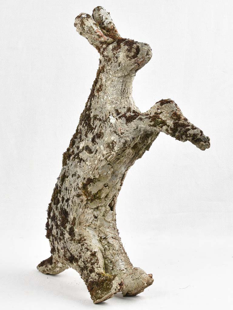 Concrete garden hare sculpture 29½"