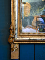 Louis Philippe mirror with decorative pediment