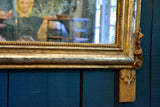 Louis Philippe mirror with decorative pediment