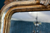 Louis Philippe mirror with decorative pediment