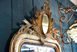 Louis Philippe mirror with decorative pediment