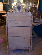 Louis Philippe mirror with decorative pediment