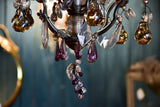 Ornate 1920's Murano glass chandelier