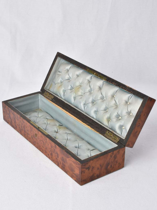 Charming antique glove box with inlay