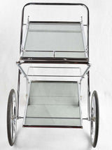 Vintage French bar cart - chrome