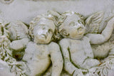 Pair of 1950's French plaster molds with cherubs