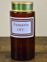 Large 19th Century apothecary jar - Fumaria Off