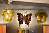 Pair of turtle shaped wall sconces