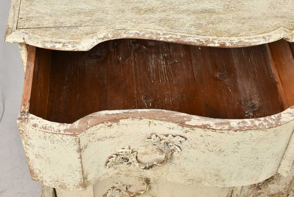 Antique French commode with 3 drawers 48"