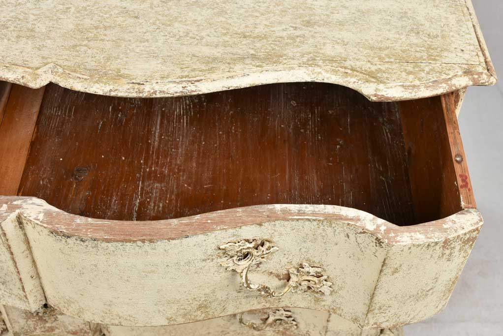 Antique French commode with 3 drawers 48"
