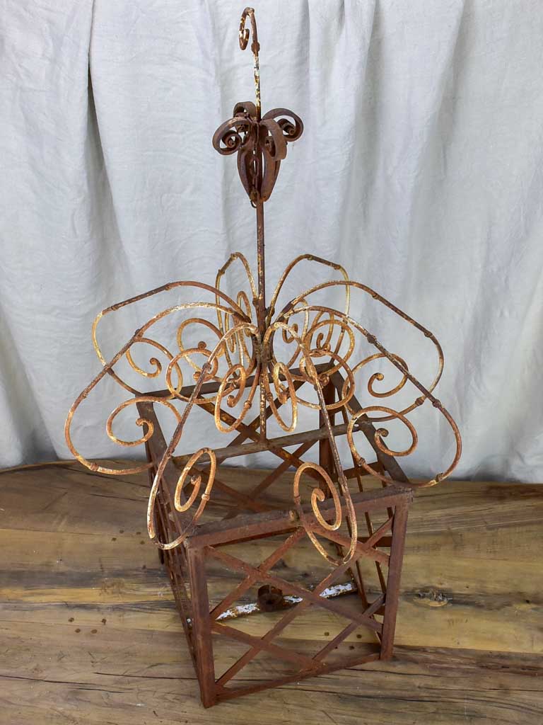 Very large French candle lantern - 1950's