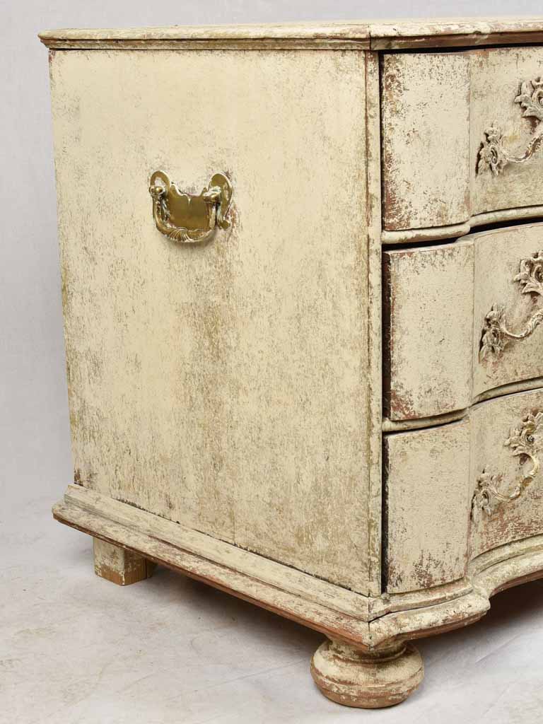 Antique French commode with 3 drawers 48"