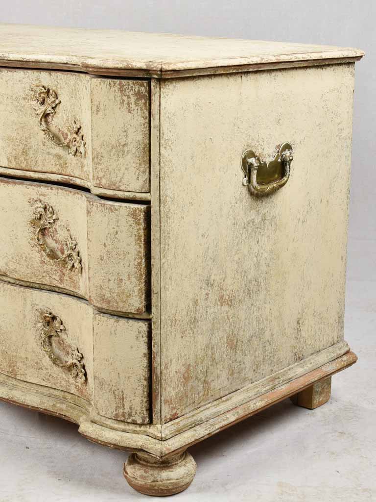 Antique French commode with 3 drawers 48"