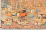Ortega Khan's sailboats harbor artwork