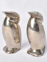 Vintage silver-plated salt and pepper shakers