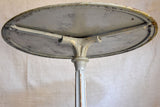 Art Nouveau bistro table with light grey patina