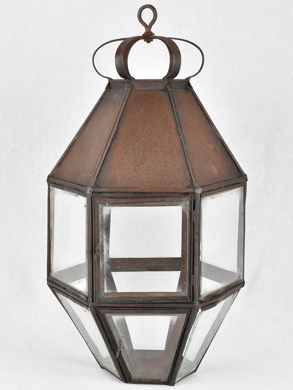 Antique French iron lantern, early-nineteenth century