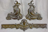 Antique French Regency style fireplace guard