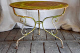 Low antique French garden table / coffee table / children's garden table 27¼"