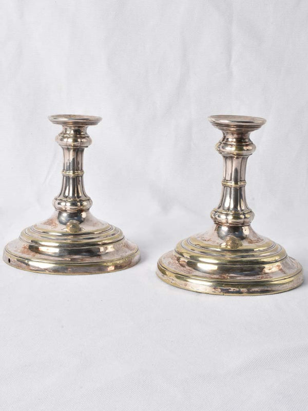 Pair of large candlesticks from a boat 6¼"