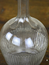 Antique French wine decanter with glass stopper