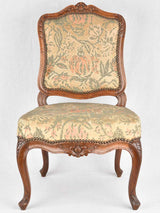 Floral Crested 18th Century Chair