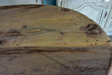 Antique French oval dining table - walnut, 19th Century