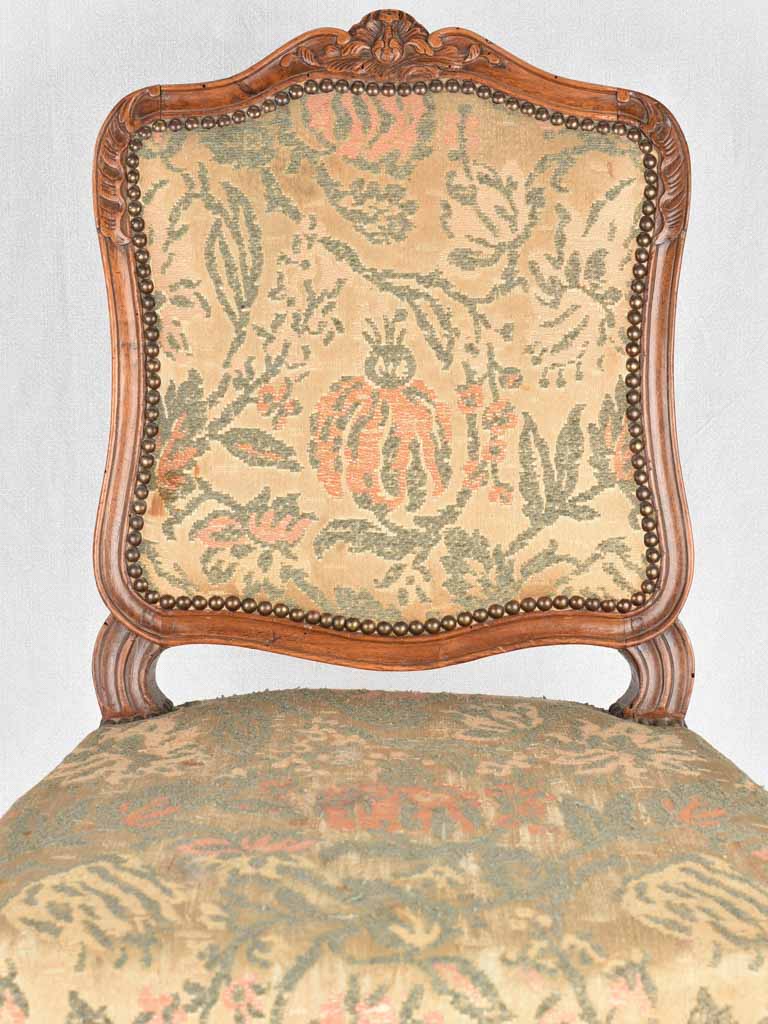 Twentieth-Century Fabric Upholstered Louis XV Chair