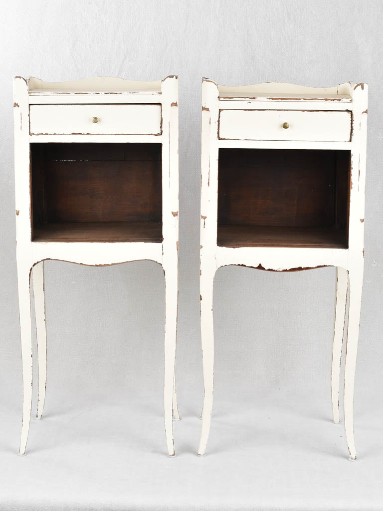 Pair of vintage French night stands - 28¼"