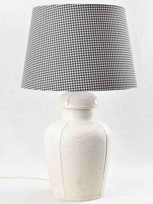 1970s fish scale patterned lamps