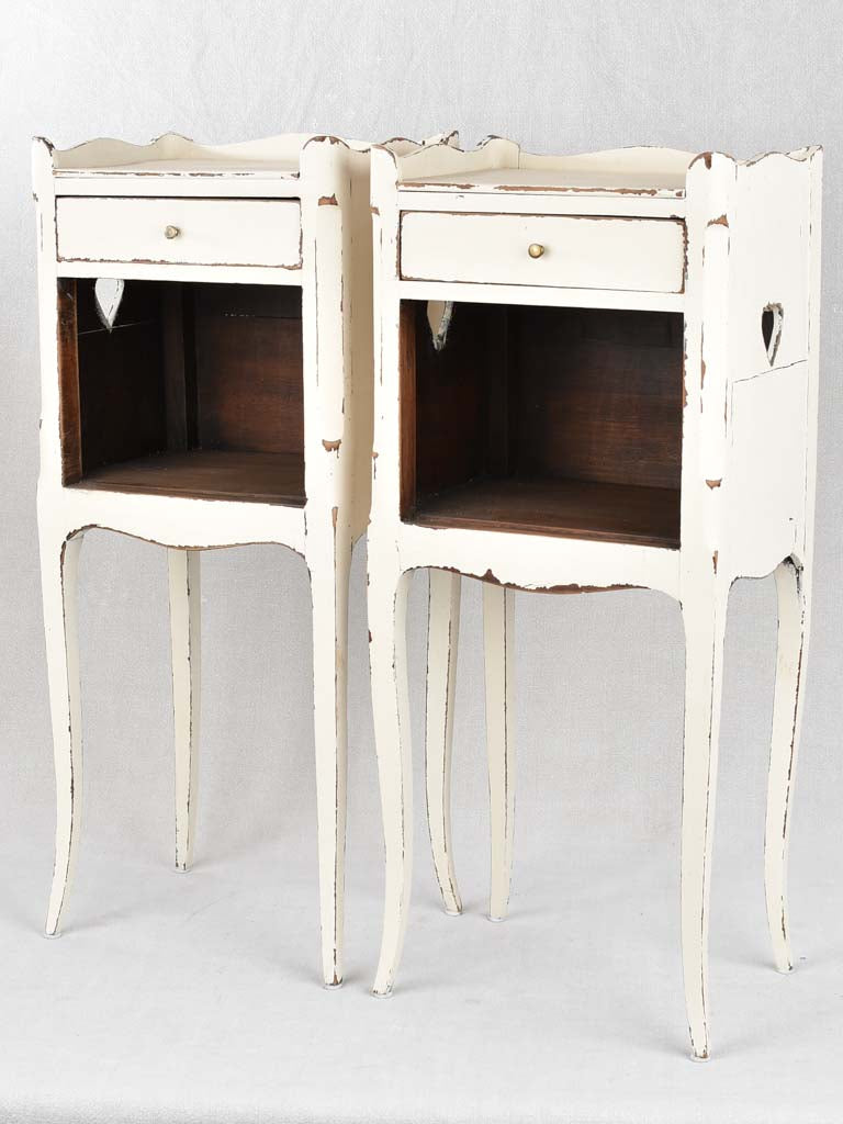 Pair of vintage French night stands - 28¼"