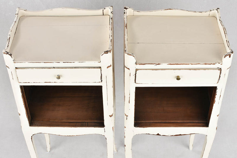 Pair of vintage French night stands - 28¼"
