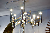 Original chevron Sciolari chandelier