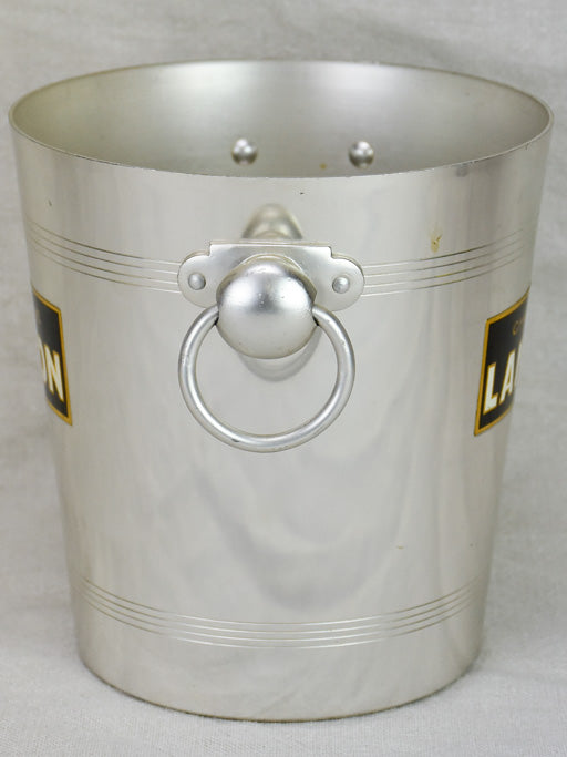 Vintage French Lanson Champagne bucket 8"