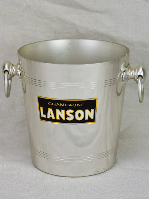 Vintage French Lanson Champagne bucket 8"