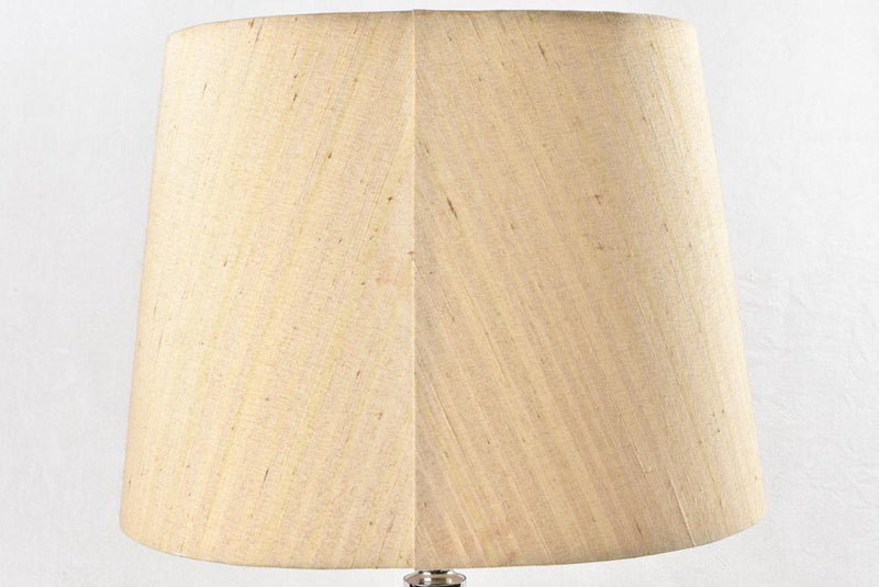 Classic dual-globe silk table lamp