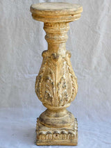 Early 20th Century stone pedestal 26¾"