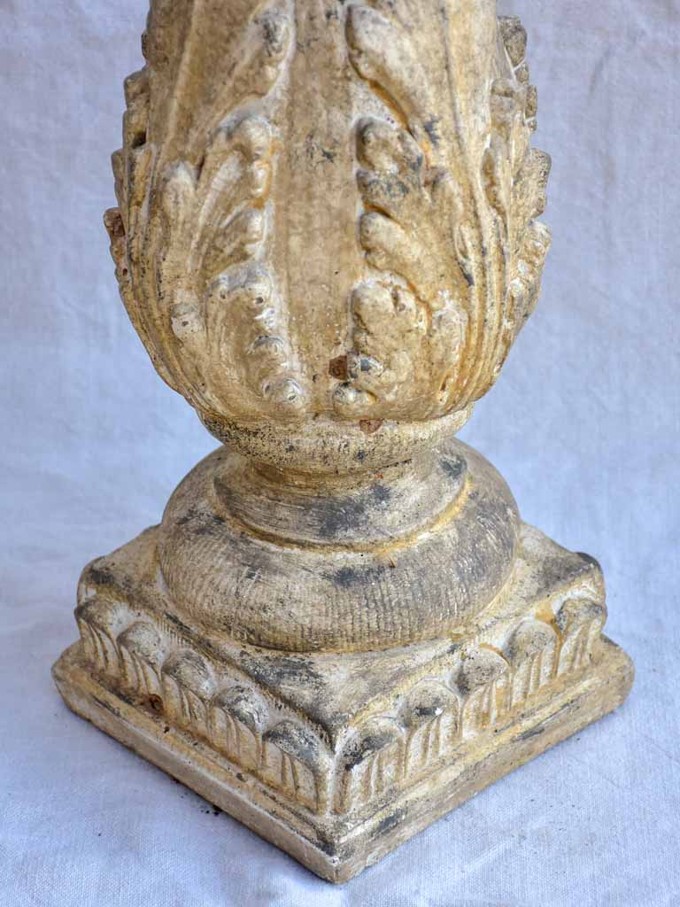 Early 20th Century stone pedestal 26¾"