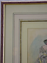 Antique French engraving - Women's fashion 12¼" x 16¼"