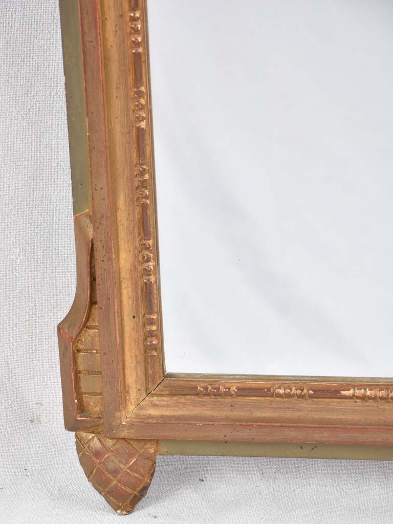 Historic carved wood Beaucaire mirror
