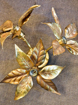 Willy Daro leaf ceiling light / wall sconce