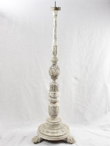Large antique French candlestick - floor standing 70"