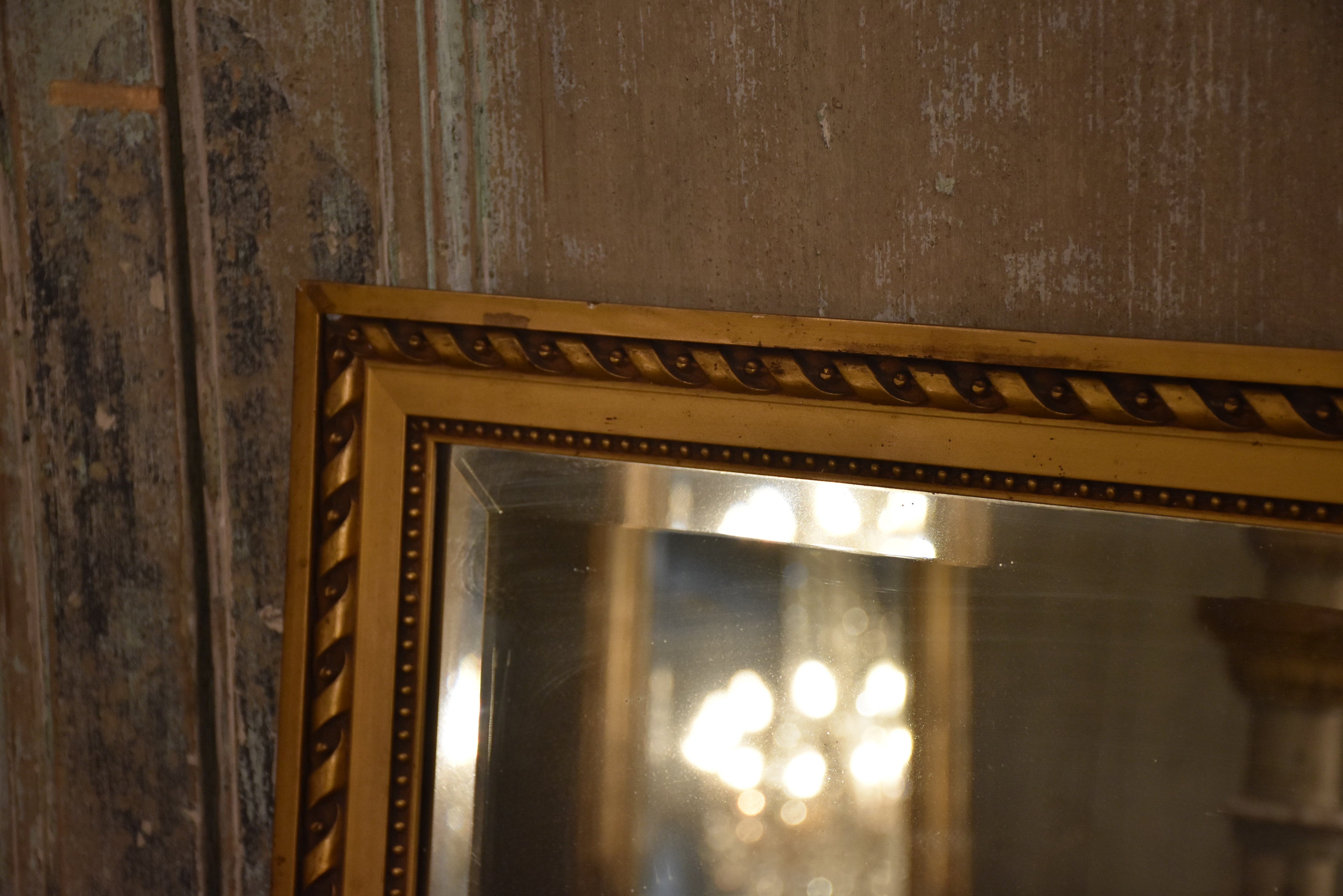 Mirror, carved giltwood, early-19th-century