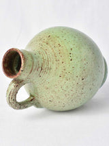 Vintage pitcher w/ celadon glaze 8¼"