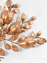 Foliage-Inspired Brass Wall Lighting Decoration