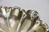 Shell shaped coin and key bowl 8¼"