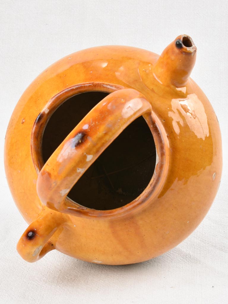 Rustic French glaze evaporation pitcher