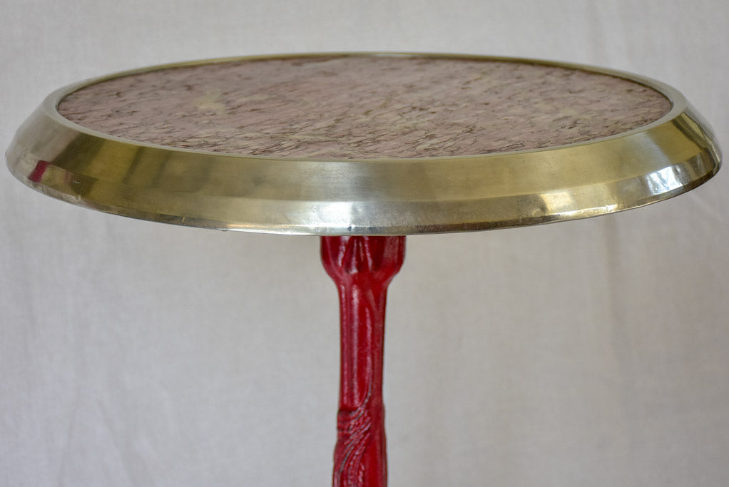 Marble top bistro table
