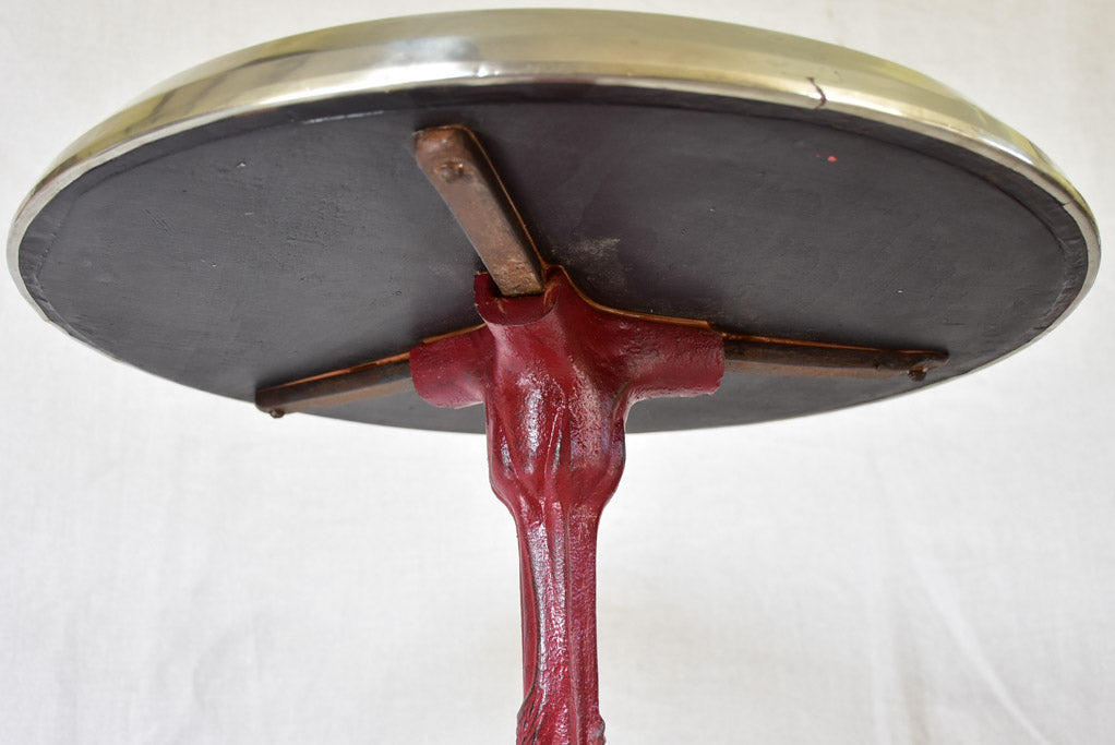 Marble top bistro table