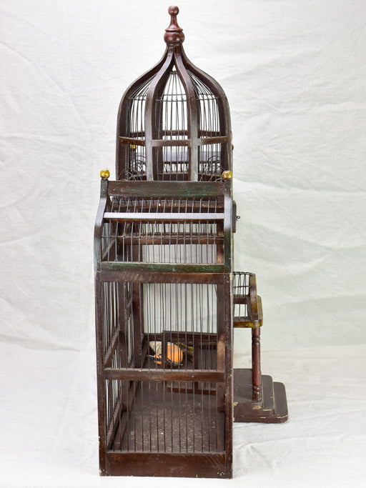 Large antique French birdcage from the early twentieth century
